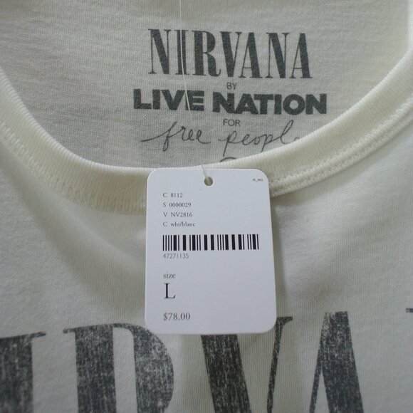 Free People X Nirvana by Live Nation Tee - Picture 6 of 9